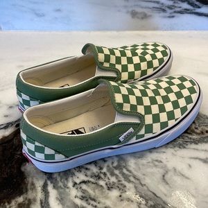Vans slip on Checkerboard! Like New! Only worn once!